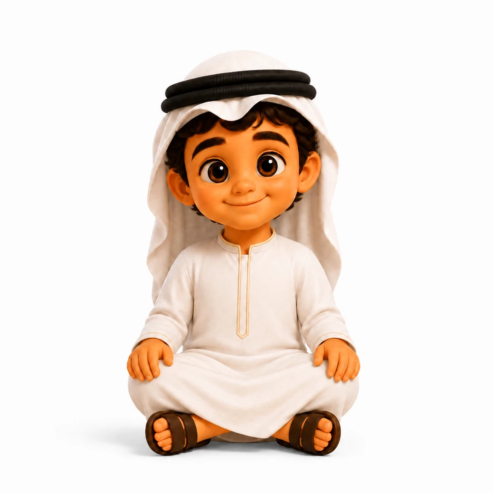 Aiman sitting calmly, ready to listen